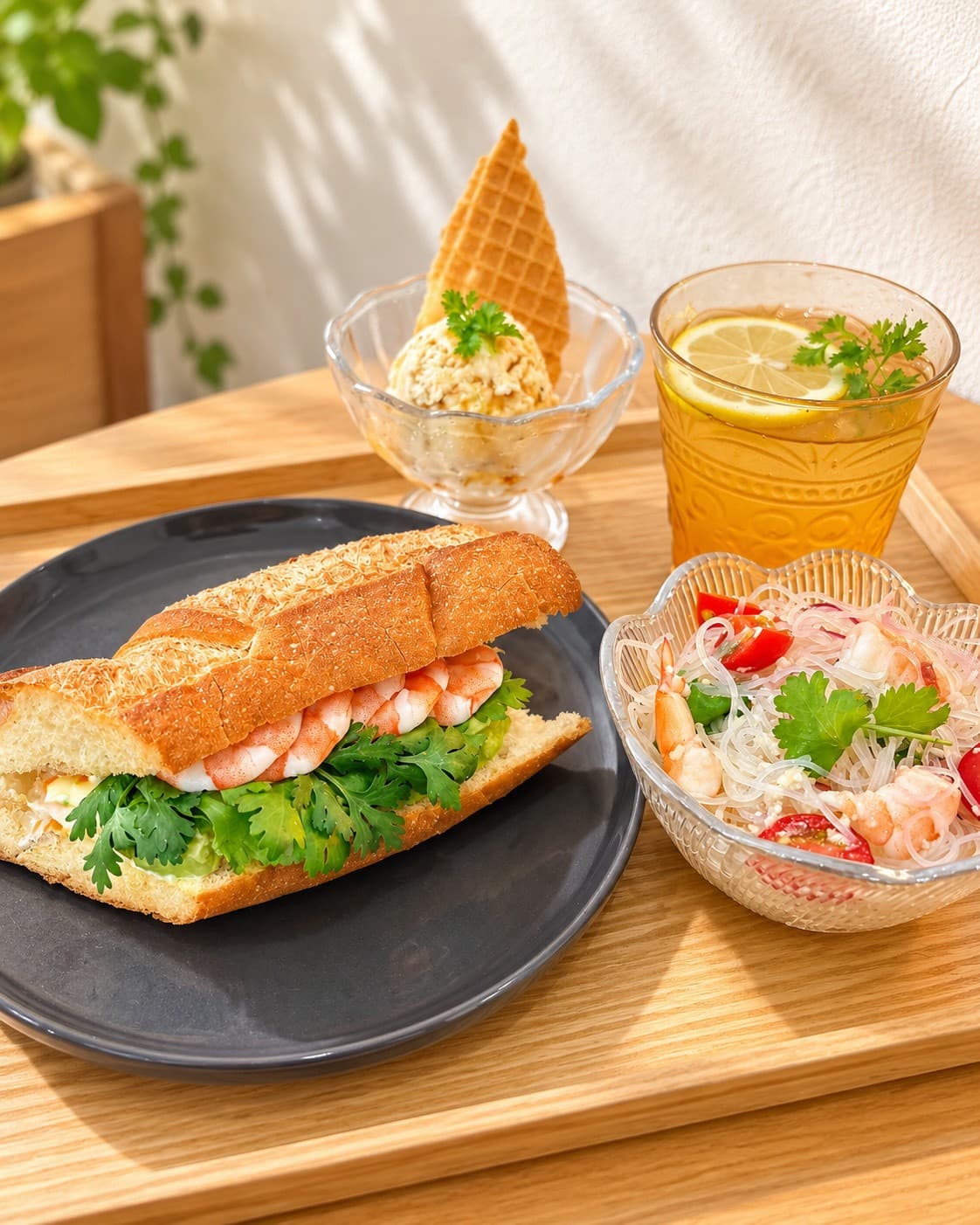 K-laboのバインミーのランチセット